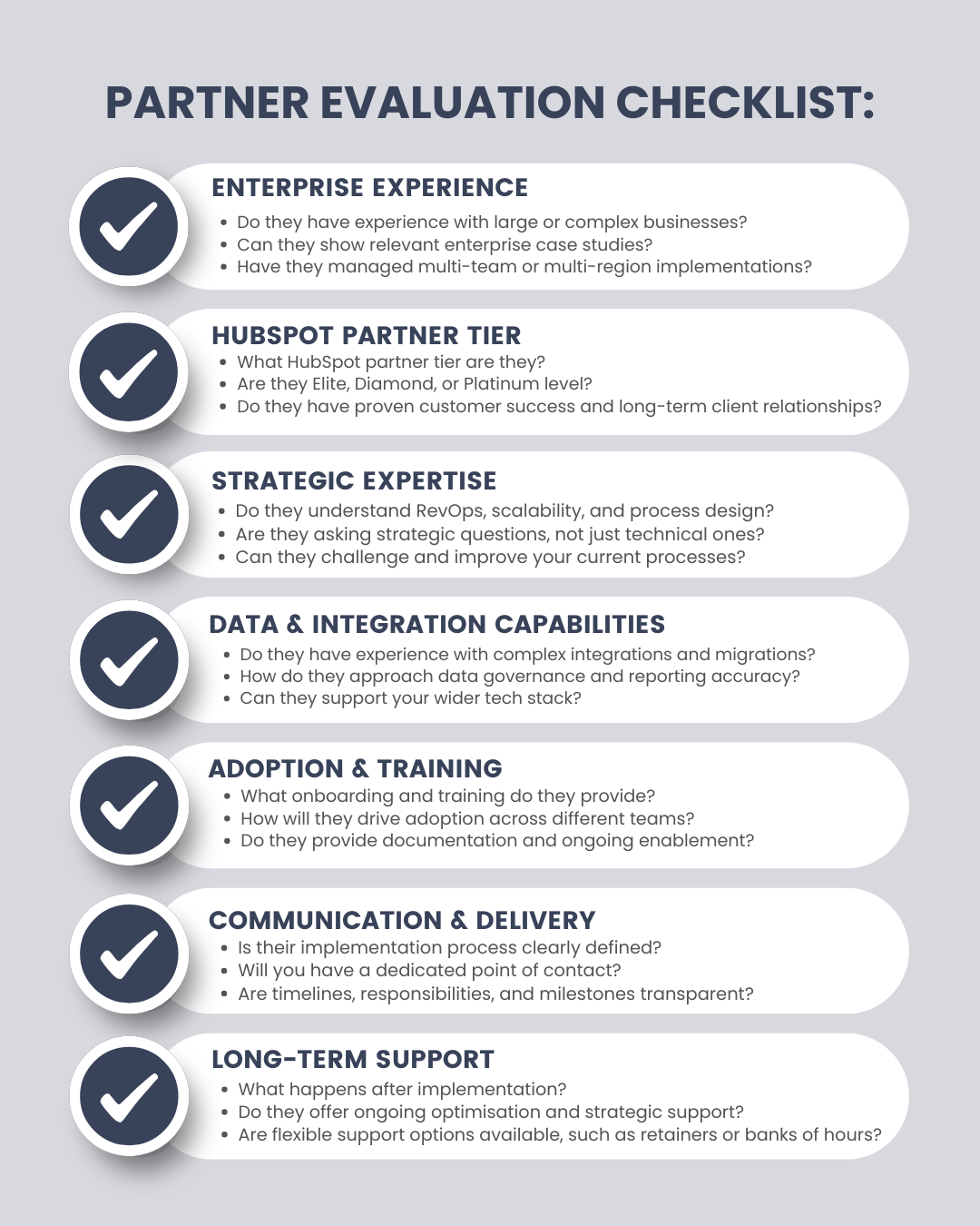 Partner Evaluation Checklist
