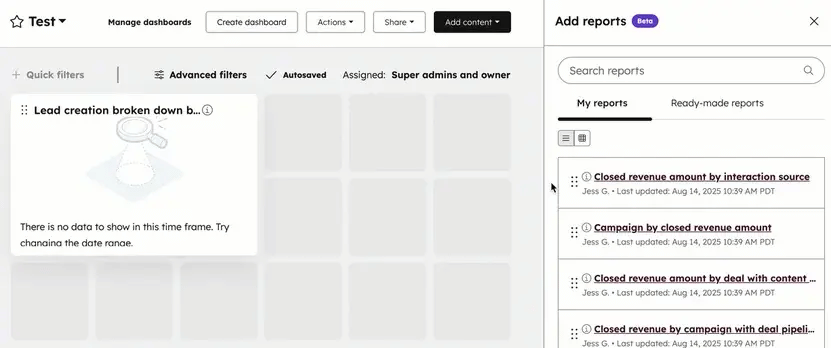 add-report-to-dashboard