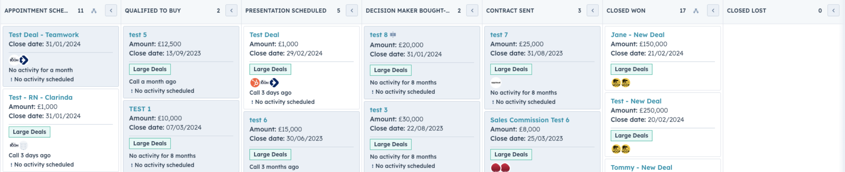 hubspot deal tags