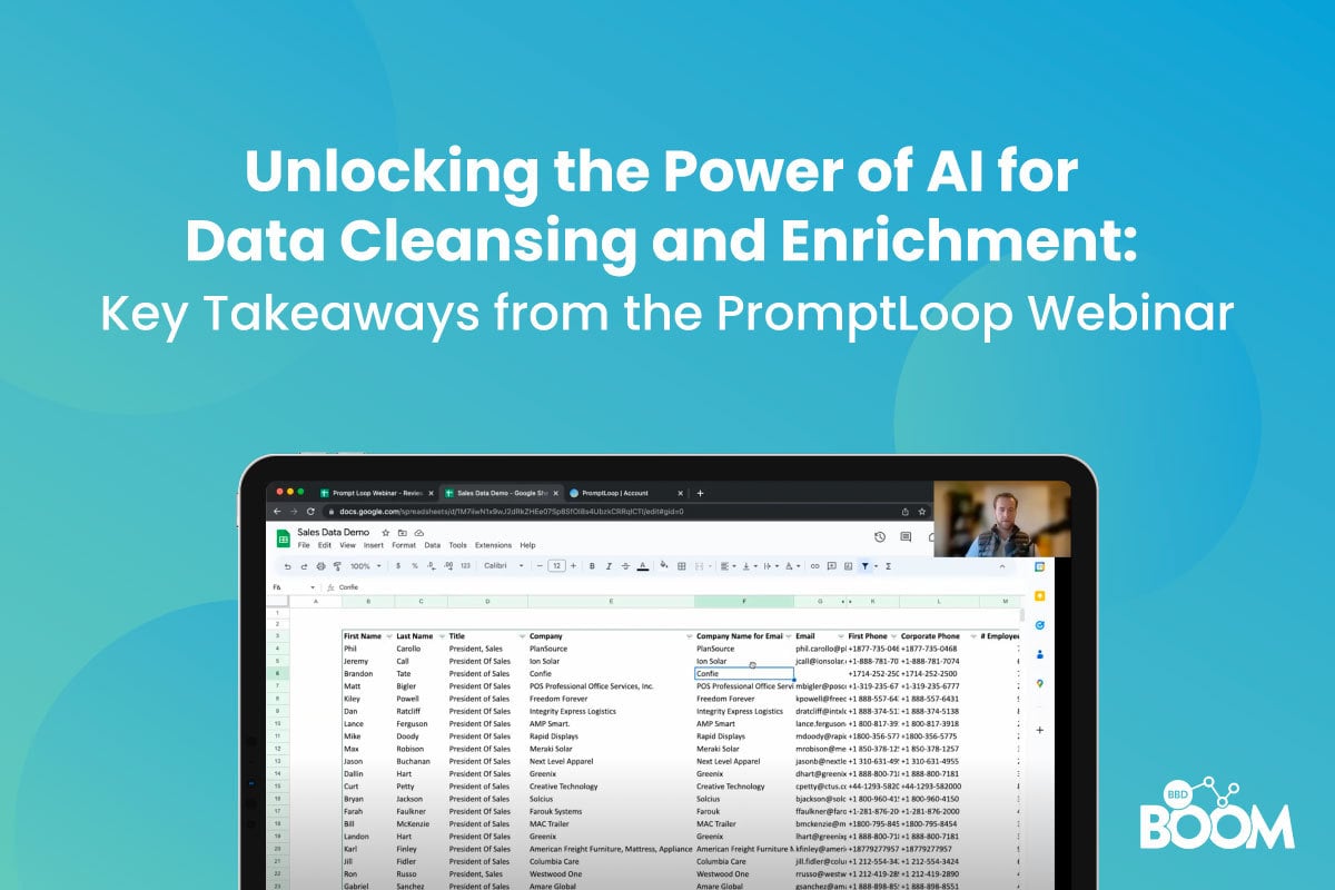 Using AI for Data Cleansing and Enrichment: Key Webinar Takeaways