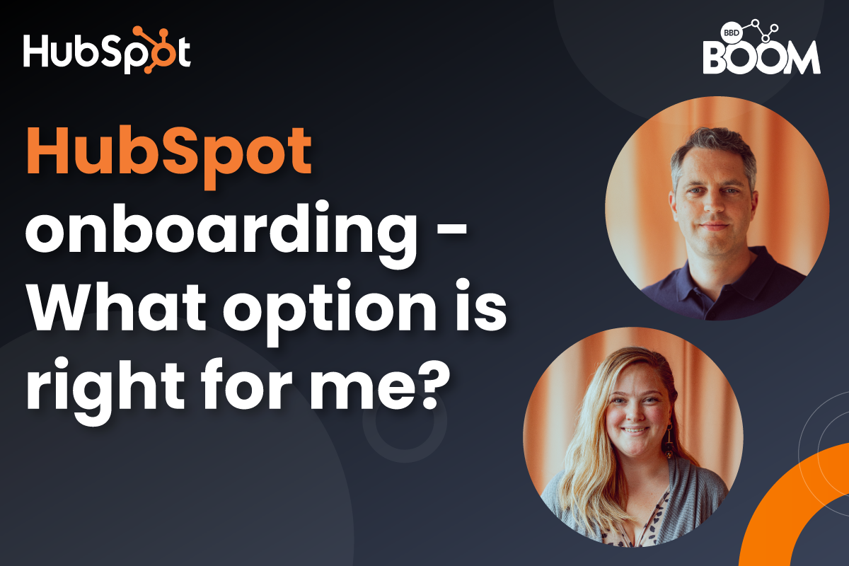 HubSpot Onboarding - What option is right for me?