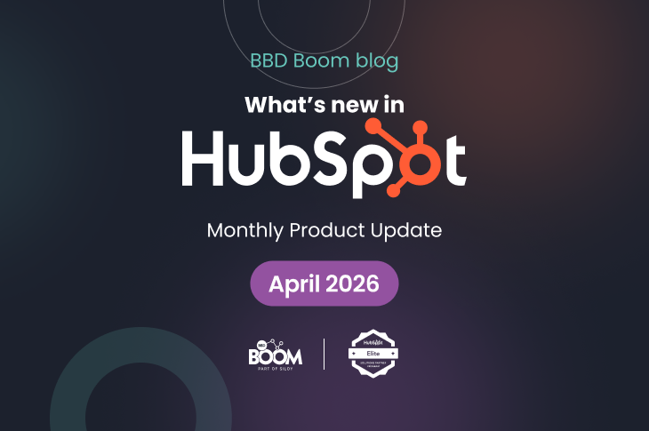 HubSpot Product Update: April 2026