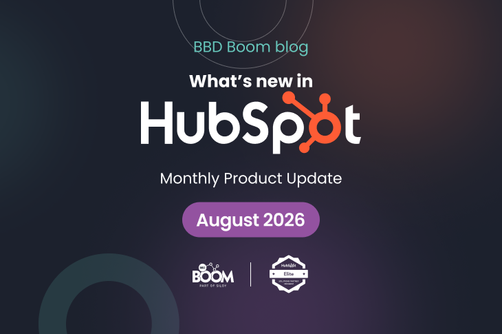 HubSpot Product Update: August 2026